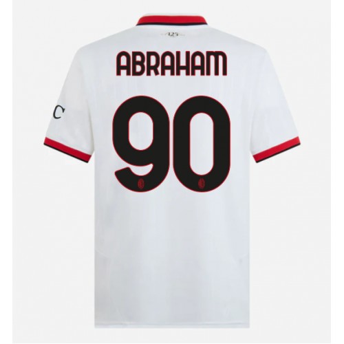 Fotbalové Dres AC Milan Tammy Abraham #90 Venkovní 2024-25 Krátký Rukáv